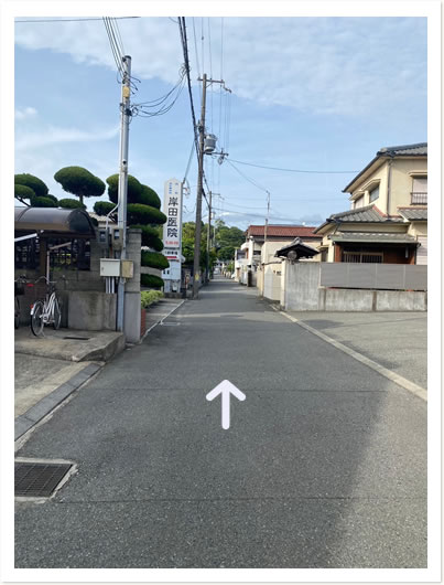 姫路教室専用駐車場までの道順写真-2